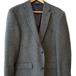 Tommy Hilfiger Houndstooth Wool Mens Jacket NWOT SIZE 40L